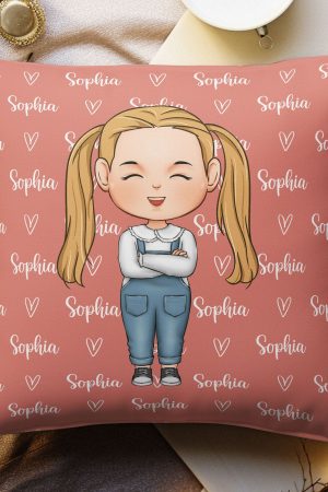 Personalized Name Pillow - Gift For Kids - Personalized Pillow (Insert Included)