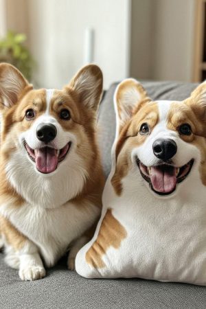 Custom Pet Photo Pillow - Personalized Photo Custom Shaped Pillow