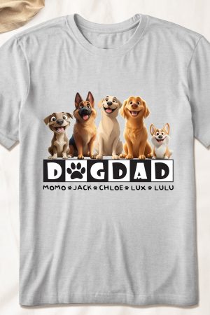 Dog Dad - PersonalizedOne Size Shirt