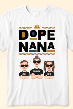 Dope Grandparents - PersonalizedOne Size Shirt