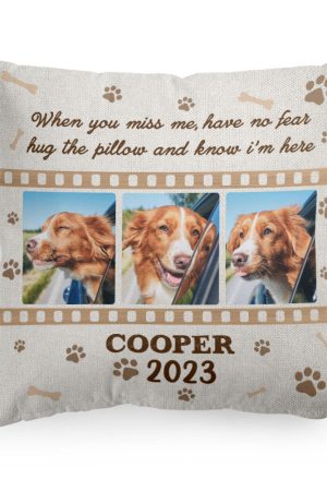 Hug This Pillow And Know I Am Here - Personalized Pillow (Insert Included)